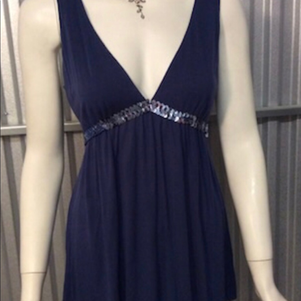 Sequined cotton Cami tunic